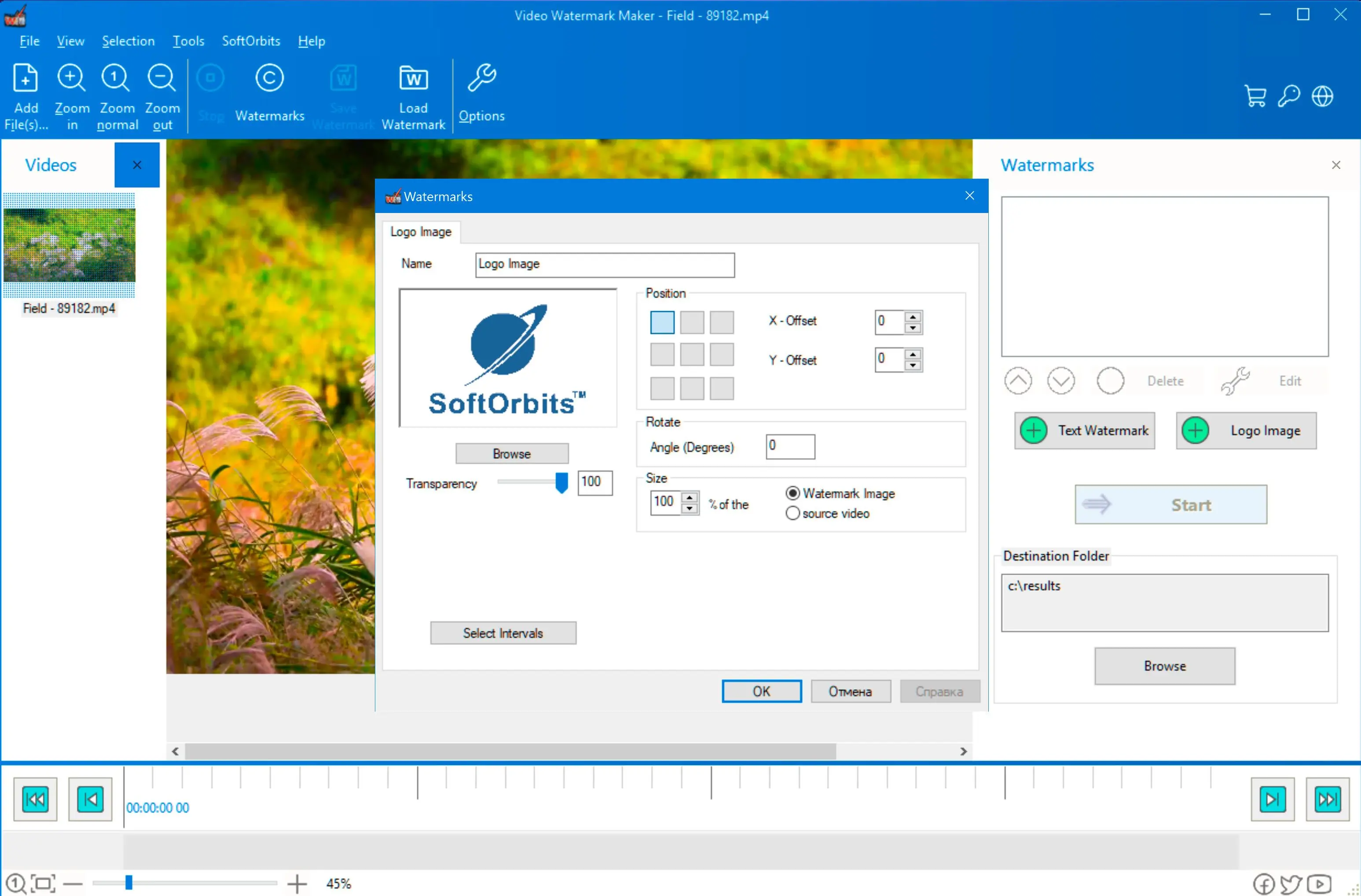 Videosoftware..