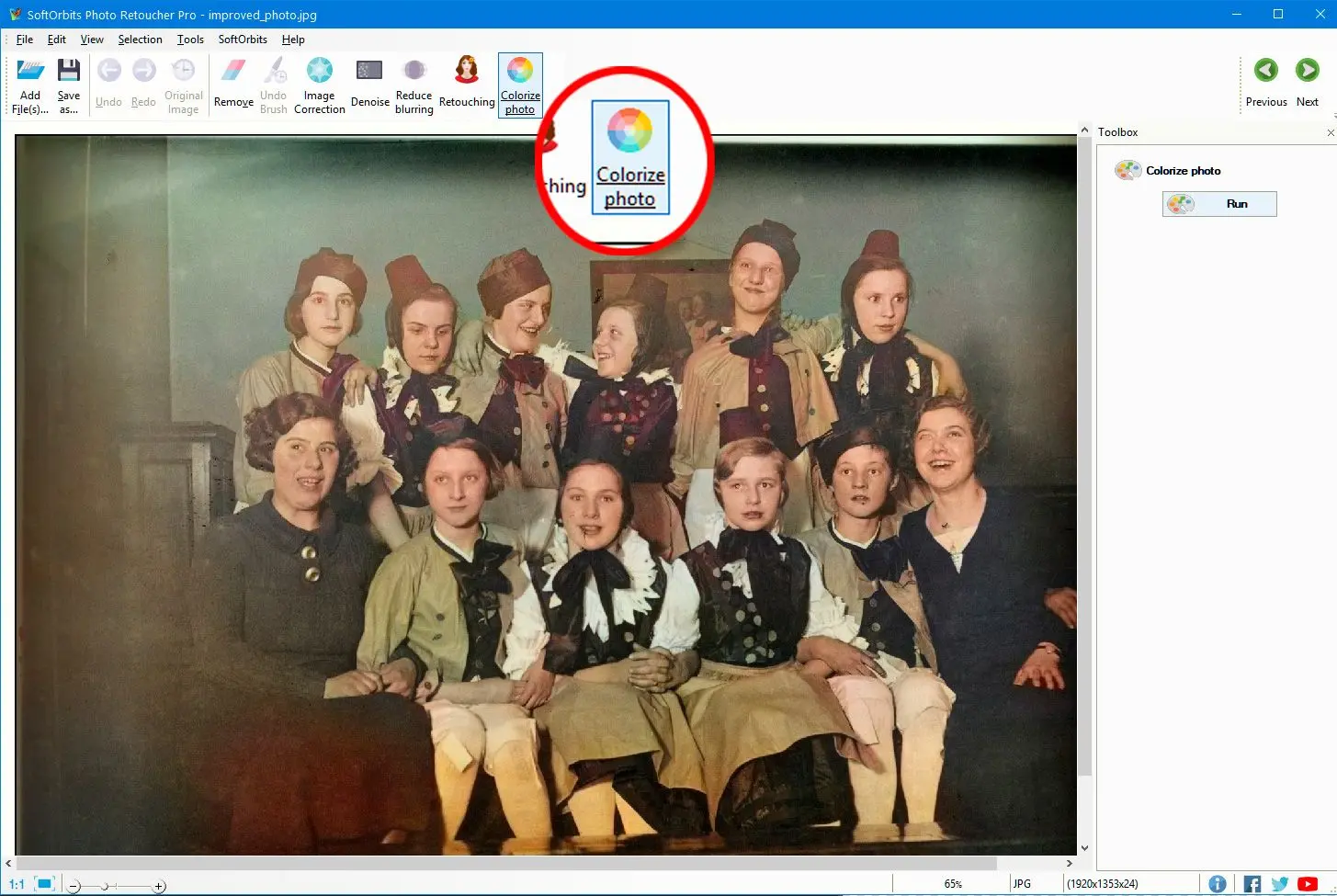 Fotos kolorieren..