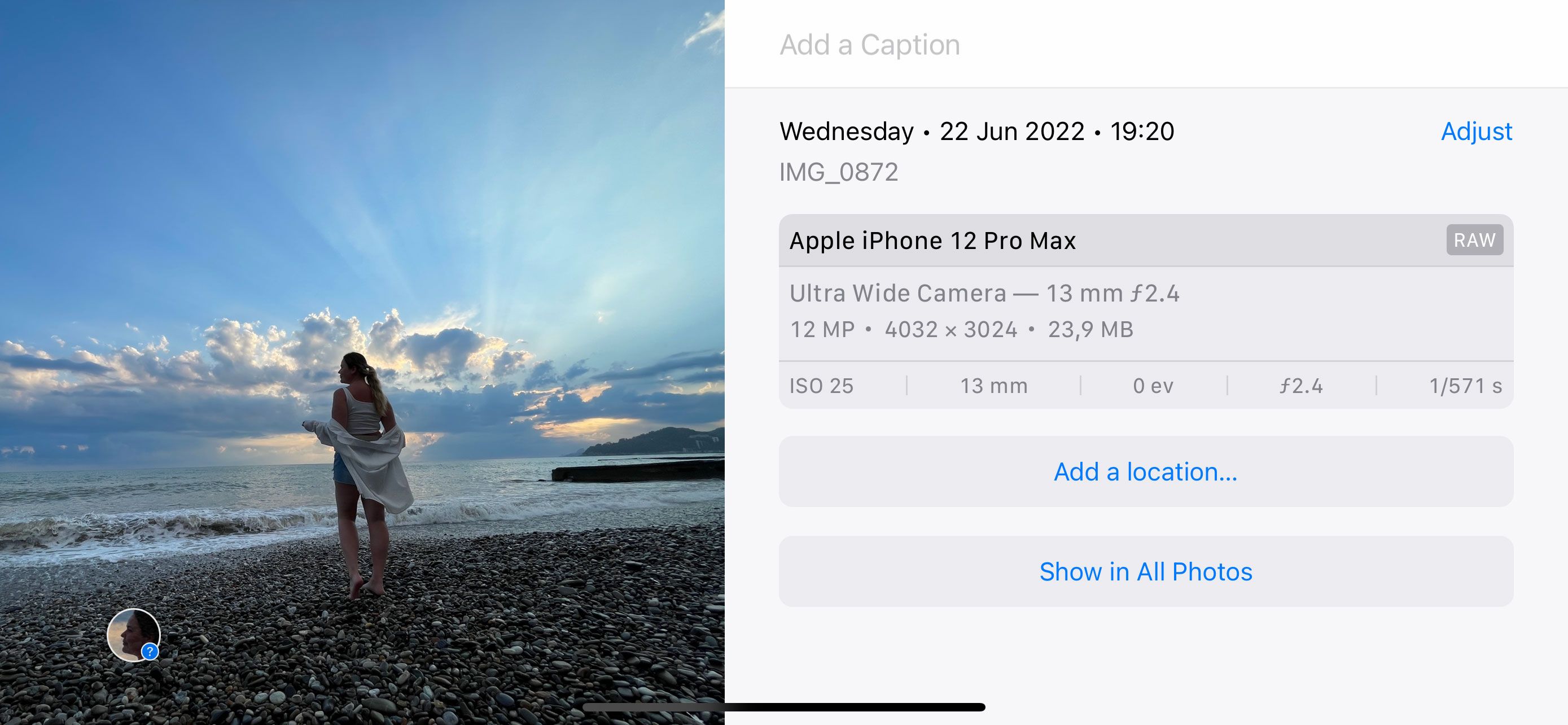 Das iPhone DNG-Format von Apple bietet eine Pro Raw..