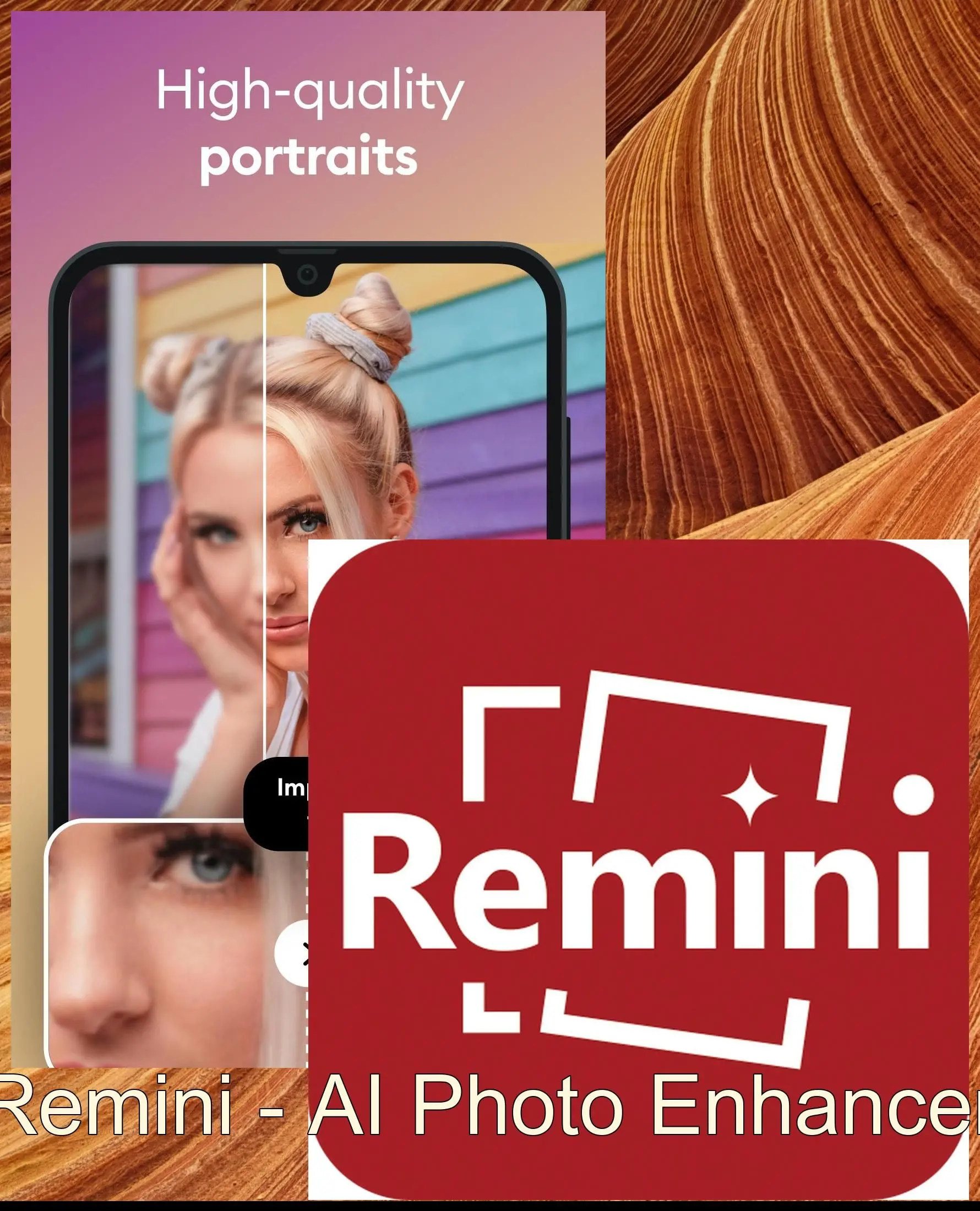 Remini – AI Photo Enhancer..