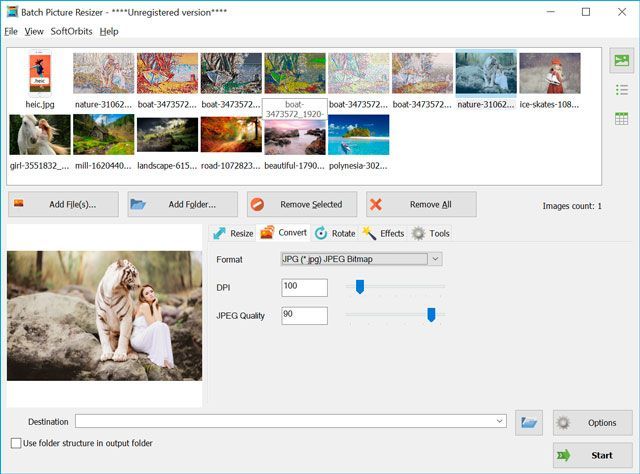 RAW in JPG Batch Konverter Software für Windows 11, 10 PC | Kostenloser Download.