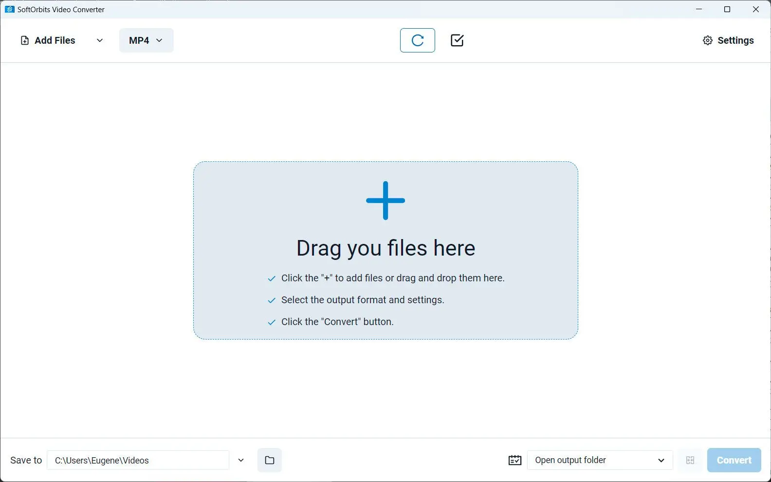 Software starten..