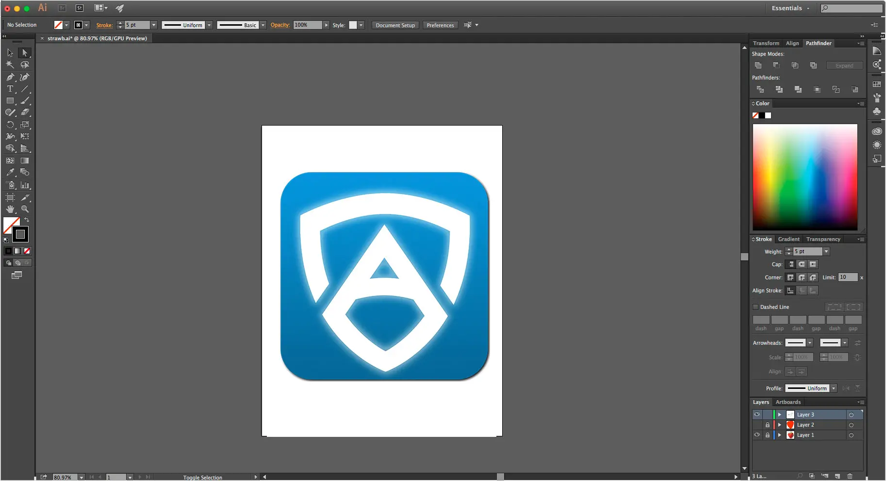 Adobe Illustrator: Icon-Erstellung..