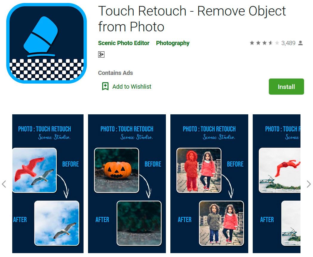 TouchRetouch im Google Play..