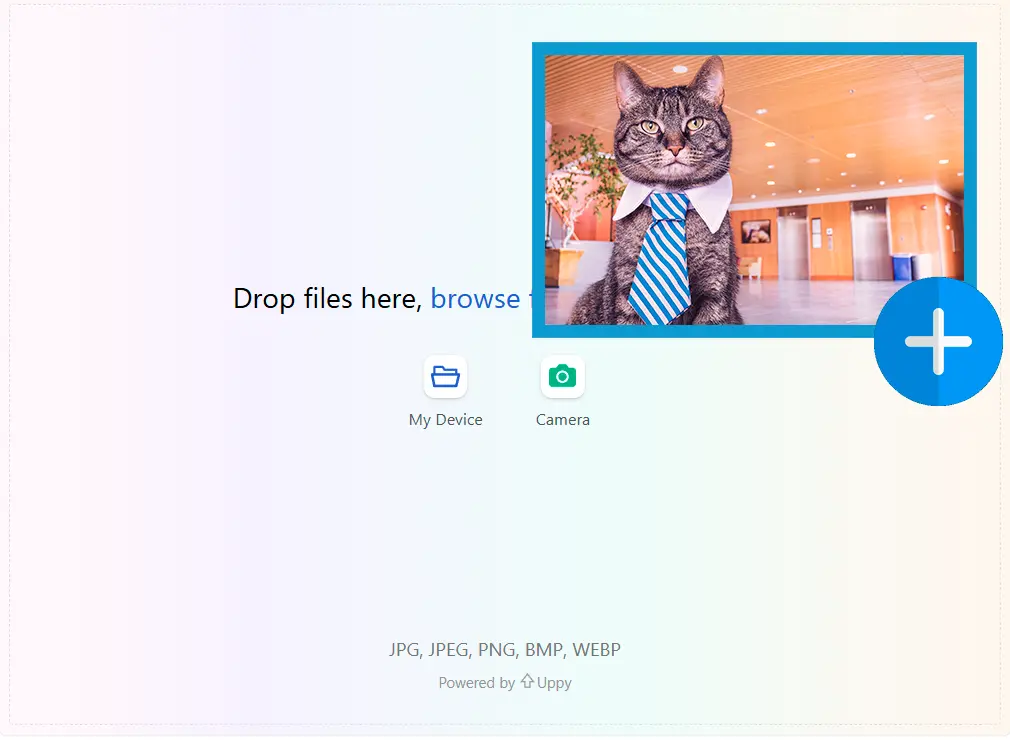 Den ersten Frame hochladen.