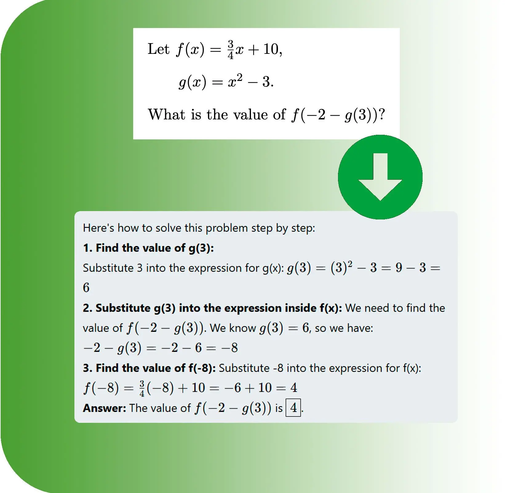 Schritt-für-Schritt-Mathe-Löser.