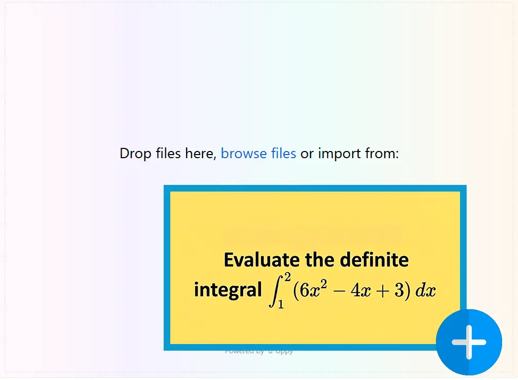 Laden Sie ein Foto des Problems hoch.