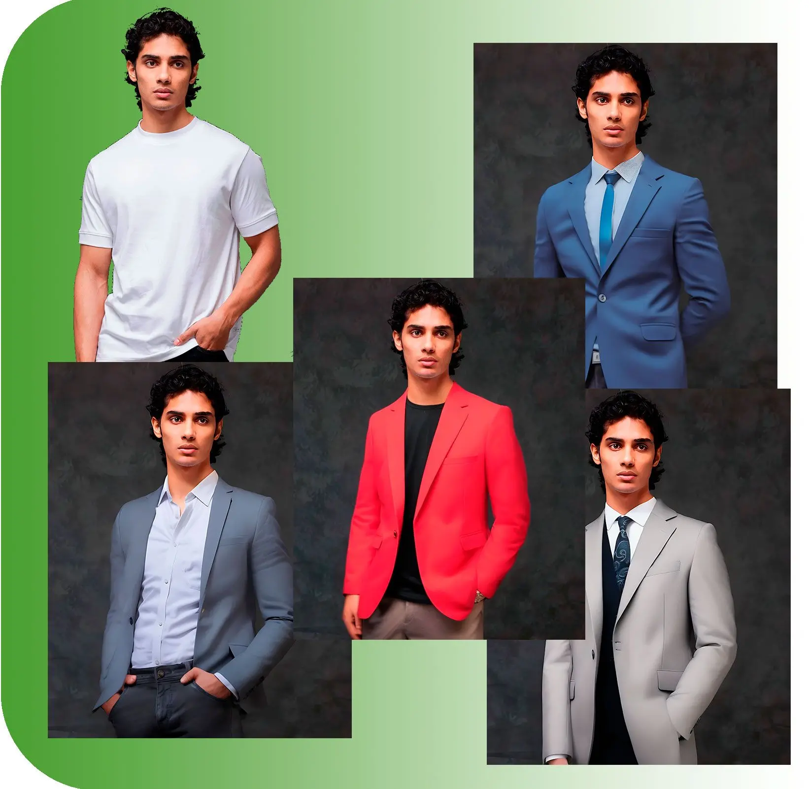 Kleidung in Fotos ändern.