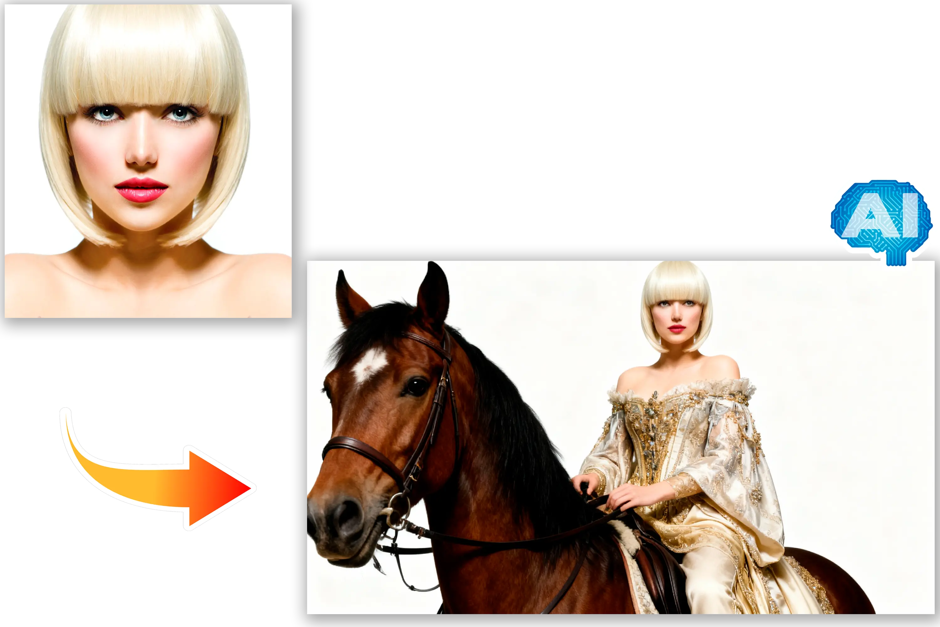 Referenzbilder verwenden.