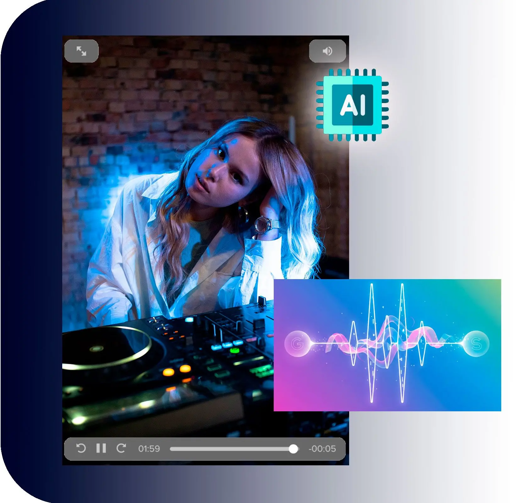 Synchronisierte Audioerzeugung.