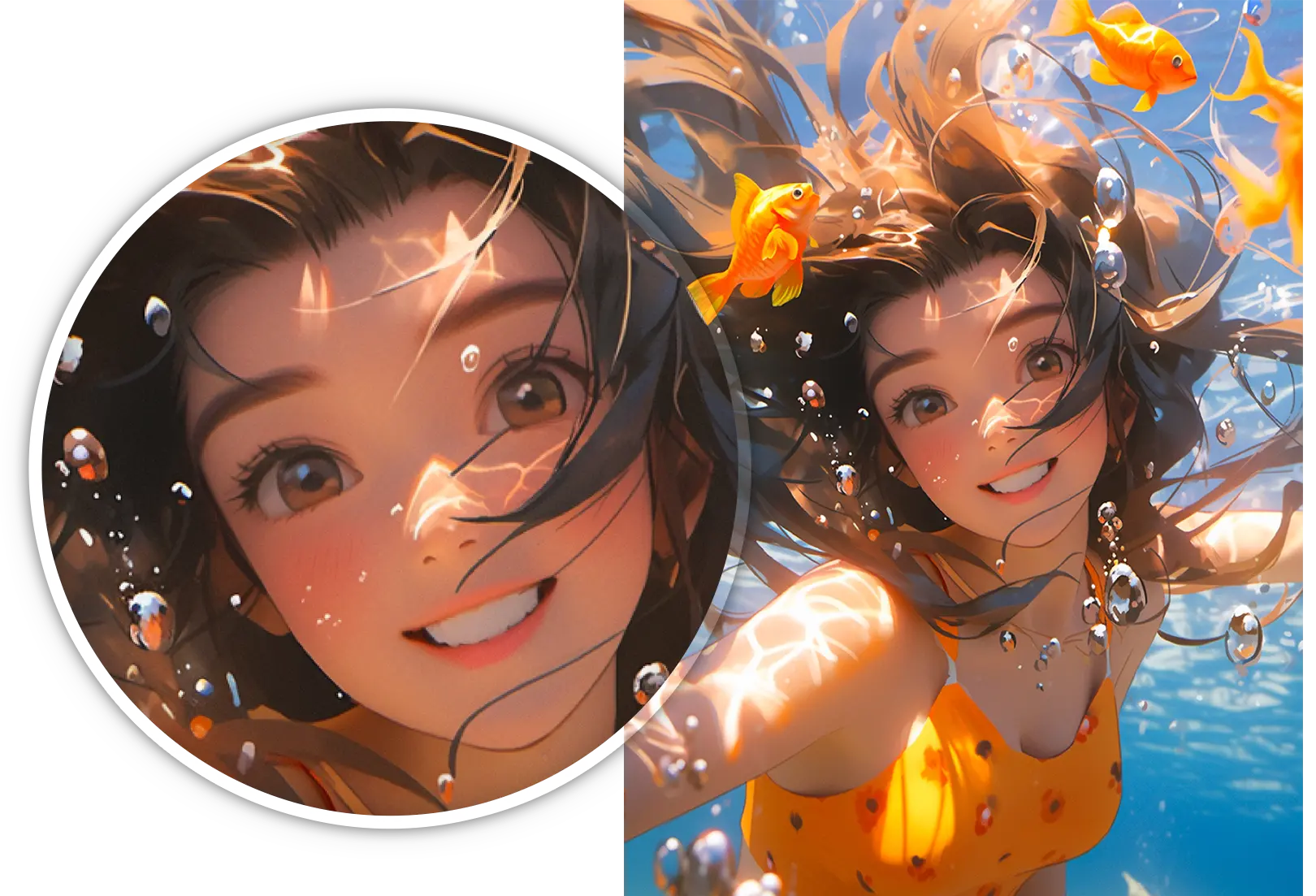 Details zu Illustrationen, Kunstwerken und Anime hinzufügen.