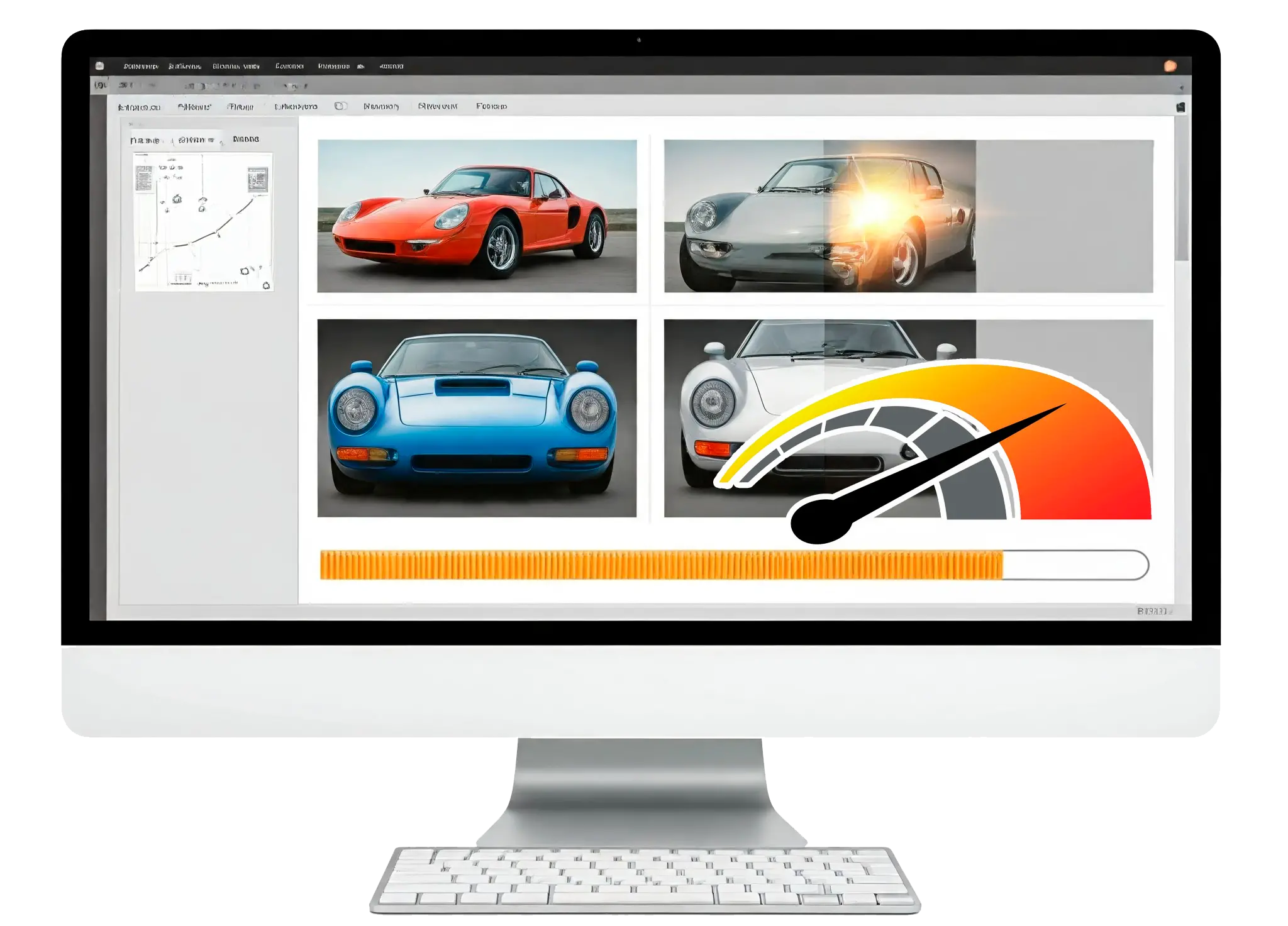 Beschleunigen Sie Ihren Workflow mit Hochgeschwindigkeitsverarbeitung.