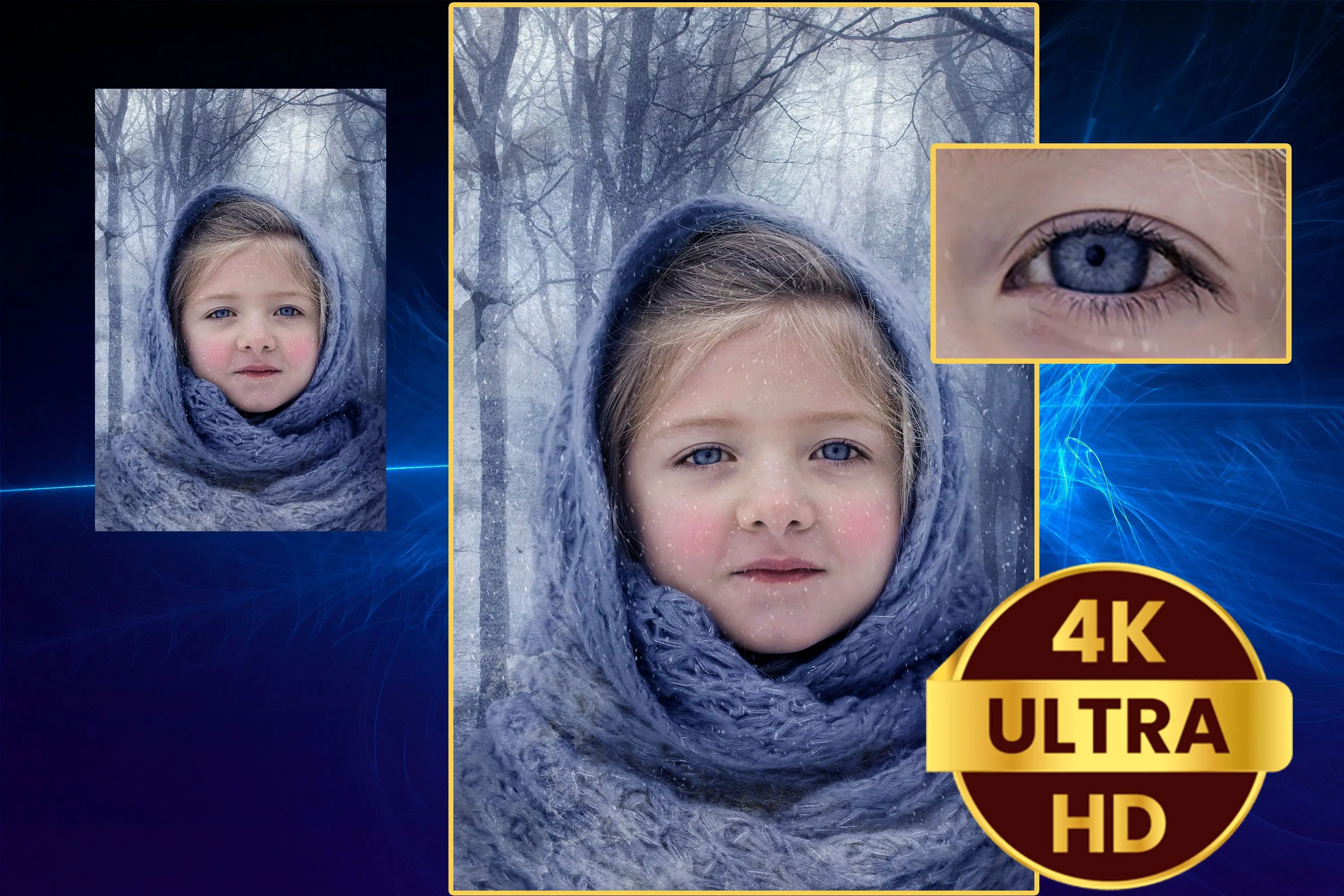 Verbessern Sie Ihre Bilder mit KI-gestütztem Upscaling.
