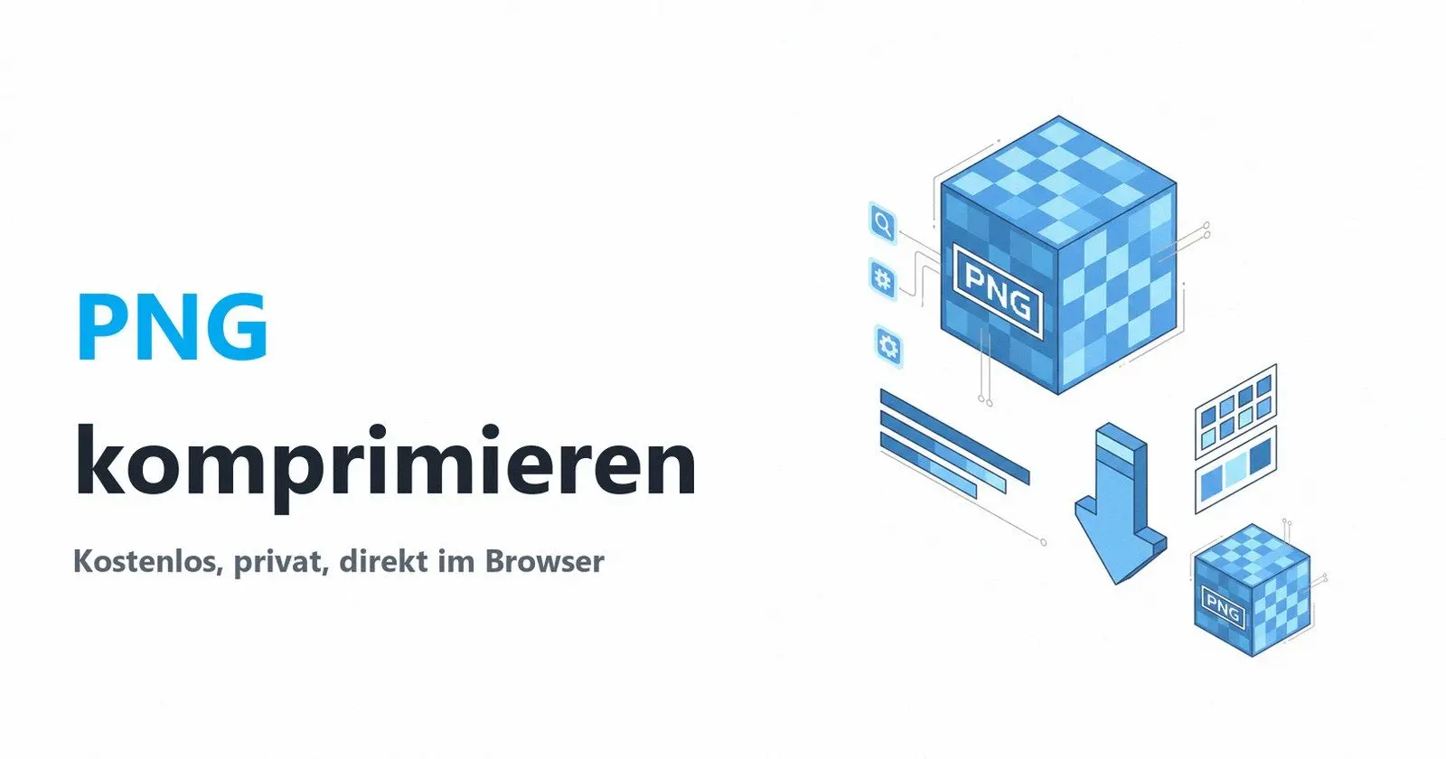 Warum PNG hier komprimieren.