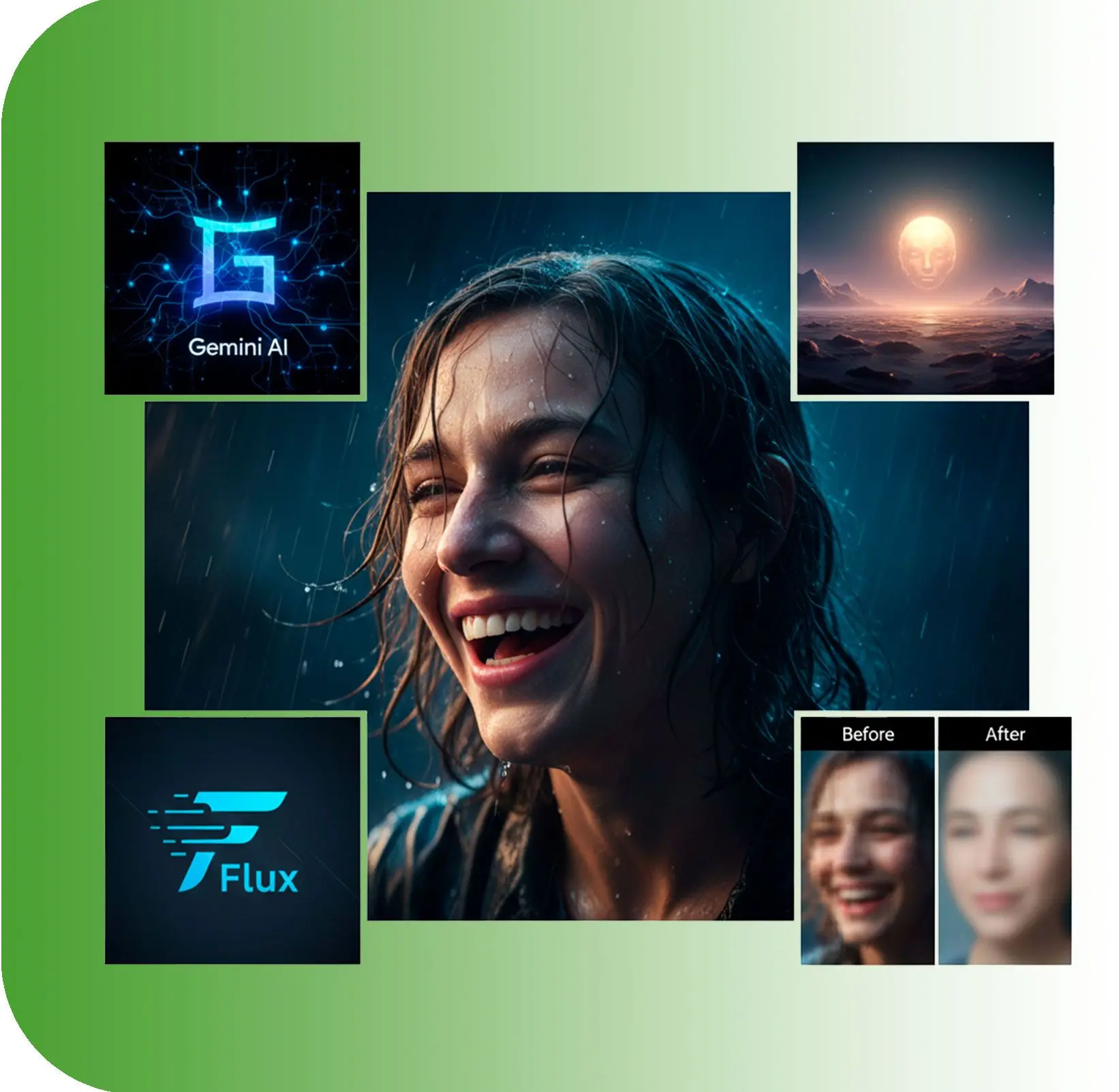 Realistische Ergebnisse.