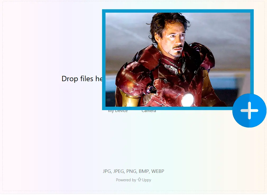 Zielmedien hochladen.