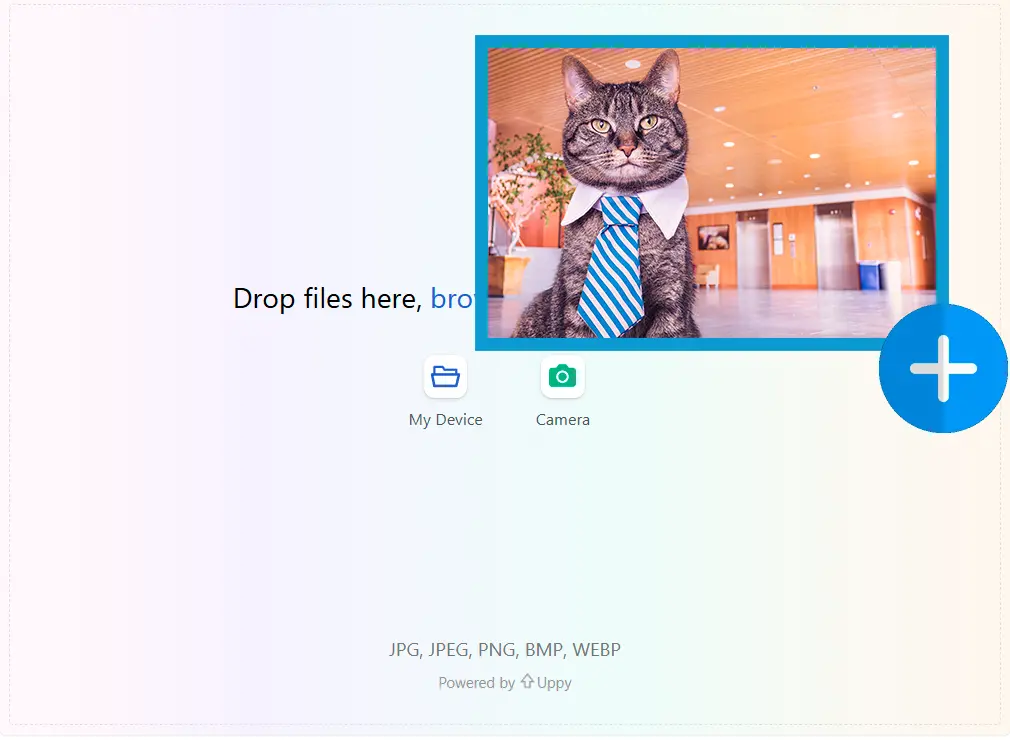 Startbild hochladen.