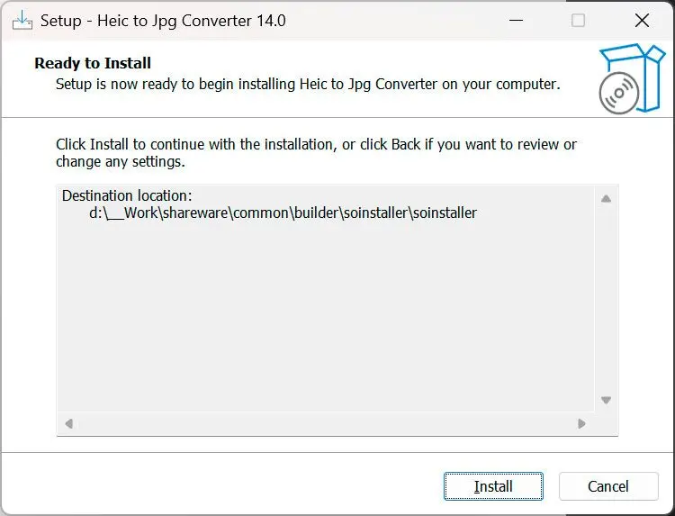 HEIF-Konverter-Software herunterladen und installieren.