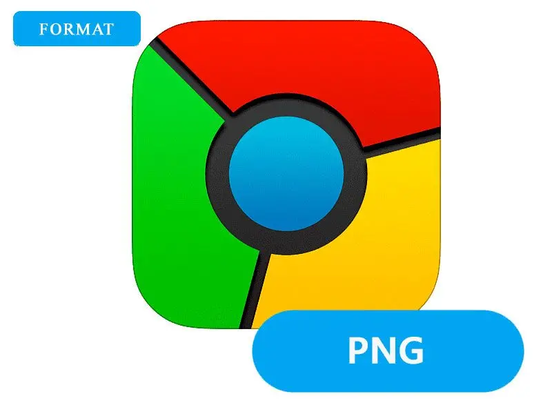Wählen Sie das PNG-Ausgabeformat.