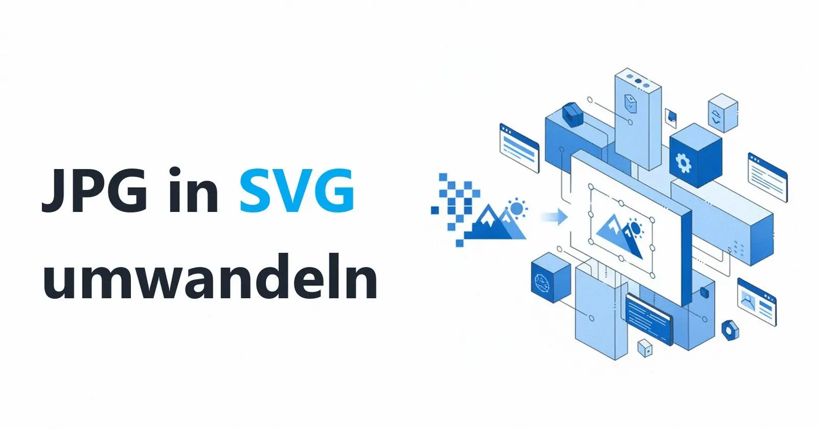 Ein Vektor skaliert ohne Qualitätsverlust.