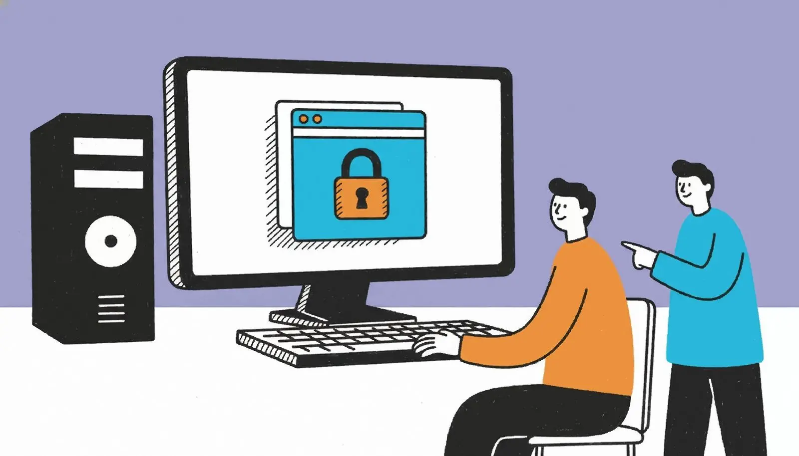 Sensible Daten, die nicht in Webformulare gehören.