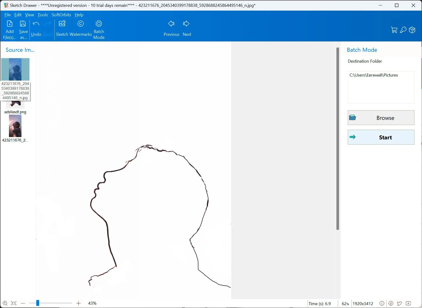Speichern Sie Ihre Grafik.
