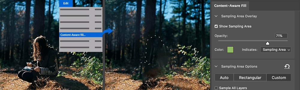 Wasserzeichen in Photoshop entfernen