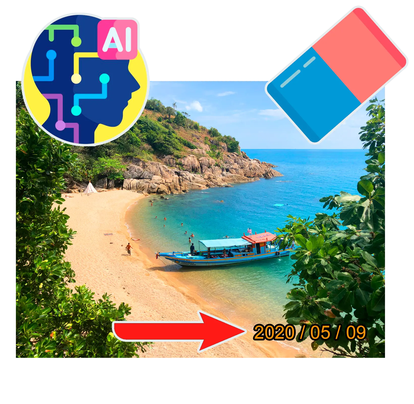 Leistungsstarke KI-Wasserzeichenerkennung.