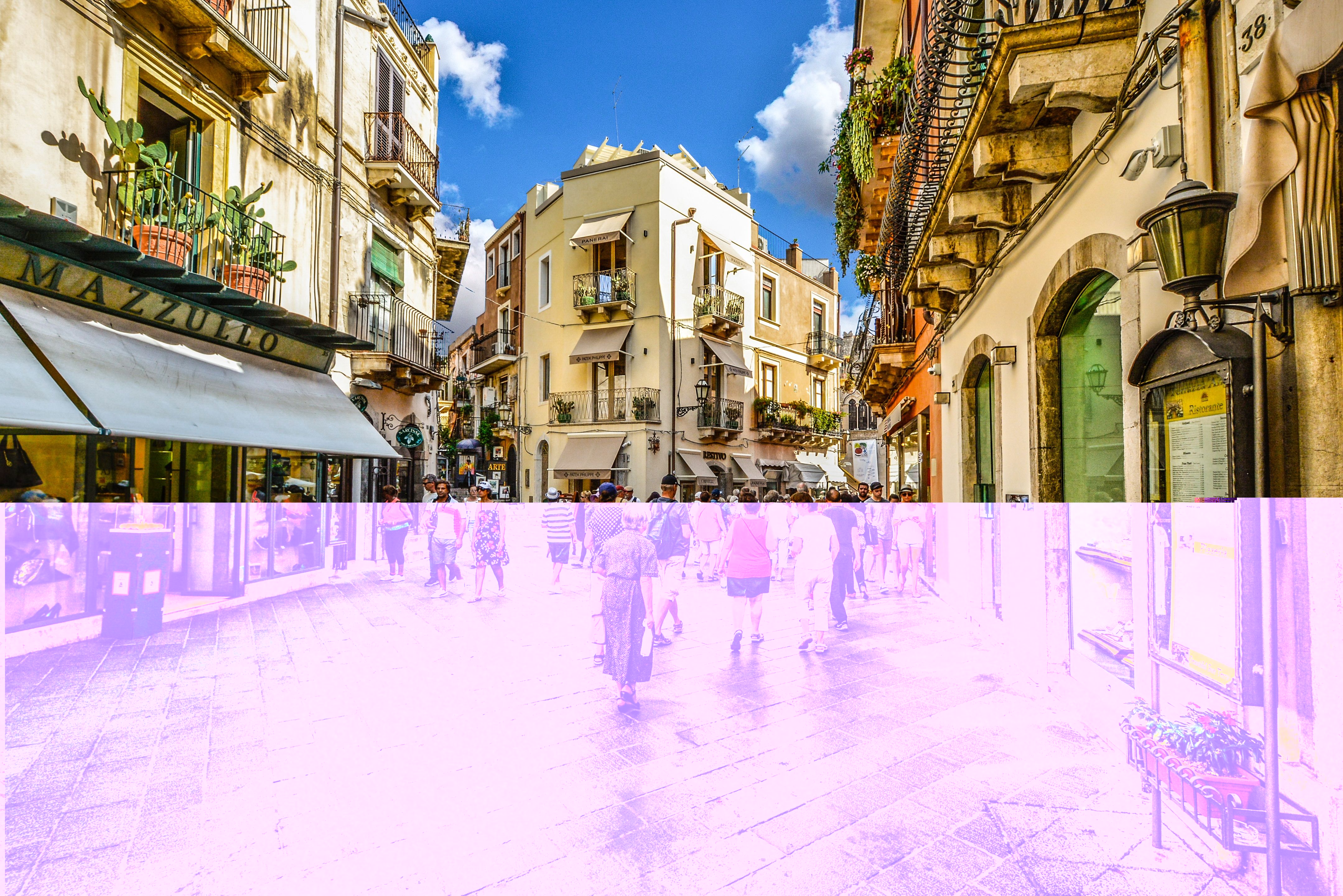 Entfernen unerwünschter Objekte aus Fotos Vorher.