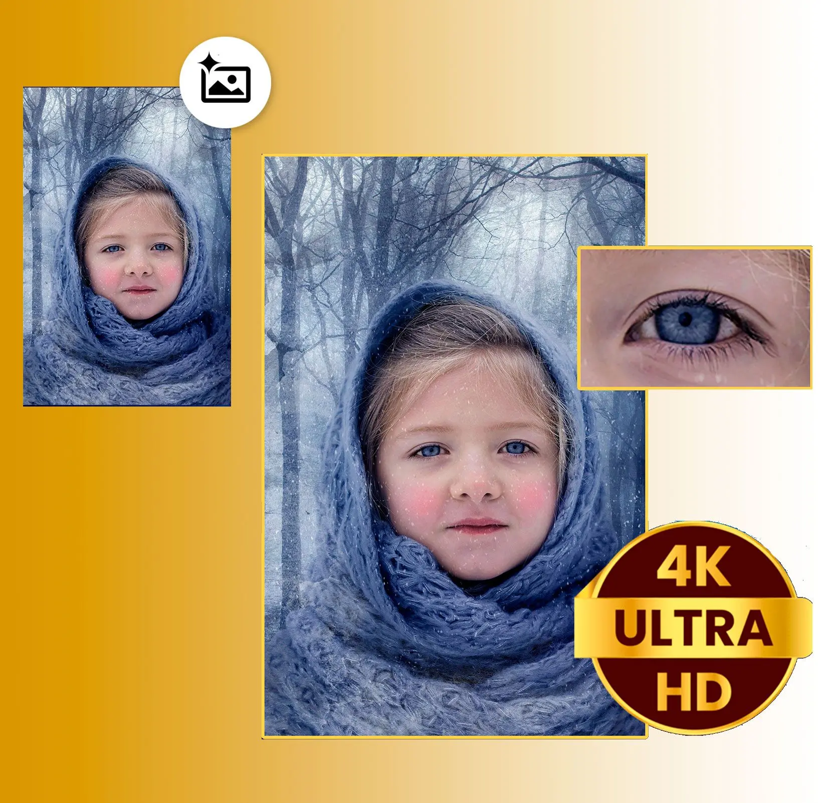 KI-Fotoverbesserung.