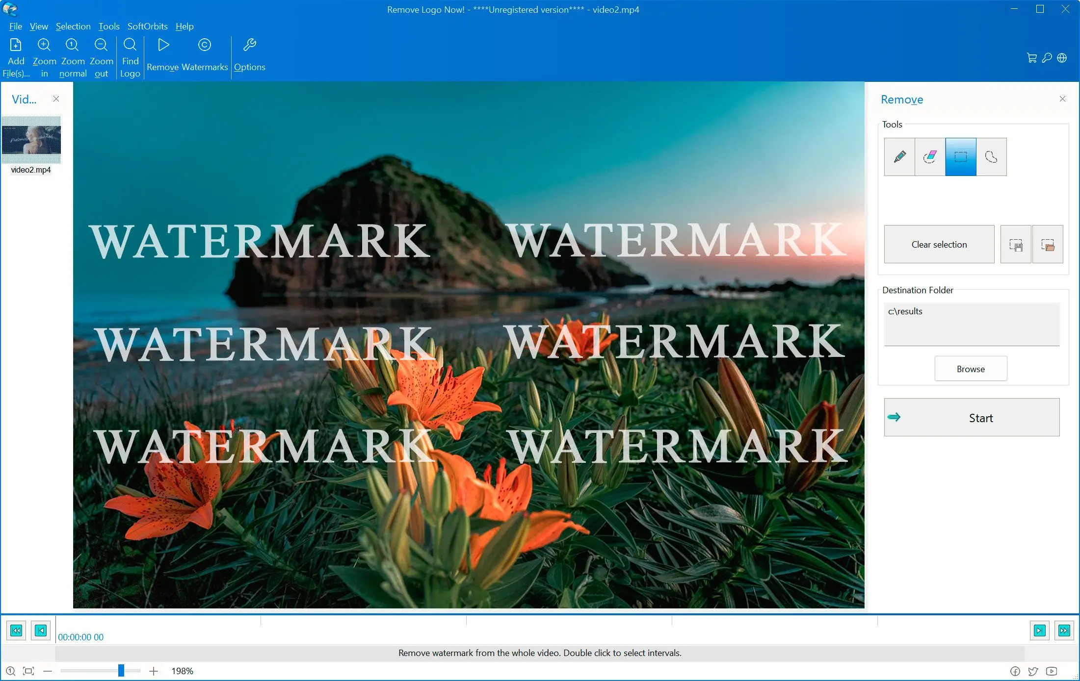 Remove Logo Now: Screenshot.