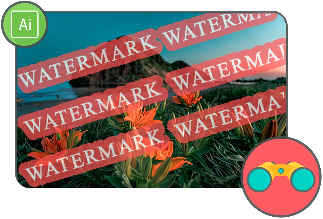 Automatische Wasserzeichenerkennung verwenden oder Wasserzeichenbereich auswählen.