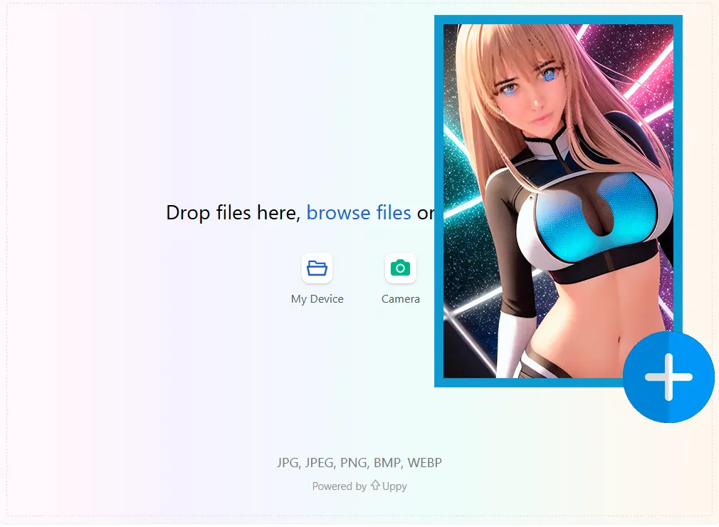 Zielvideo hochladen.