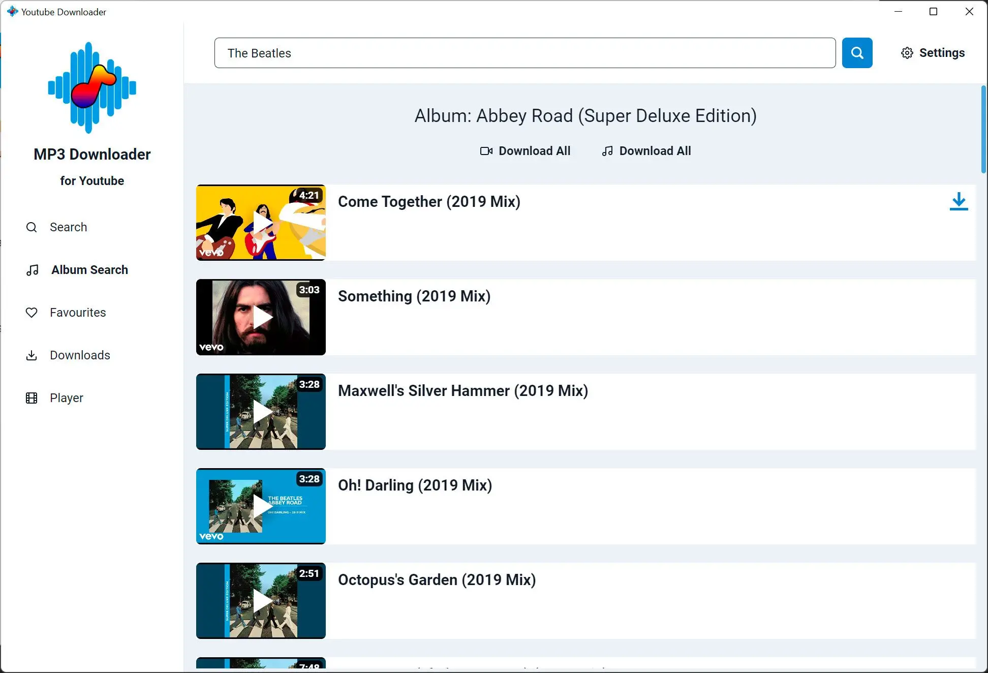 YouTube-Album-Downloader.