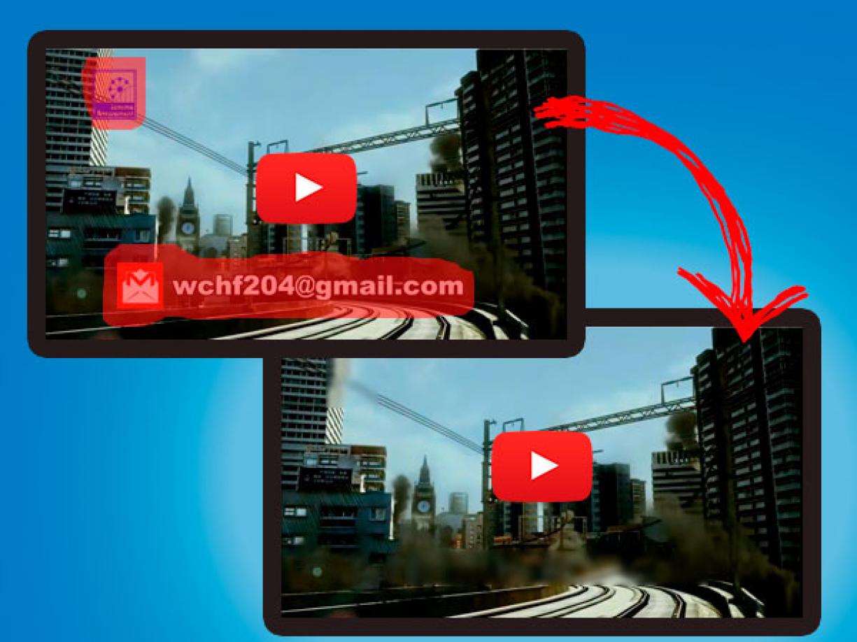 Wasserzeichen aus Video entfernen.